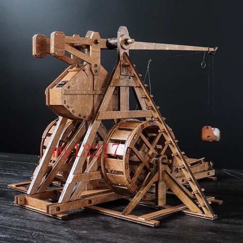Trebucco medievale legno - in,