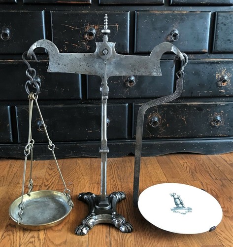 Rare balance trébuchet en - balance, à