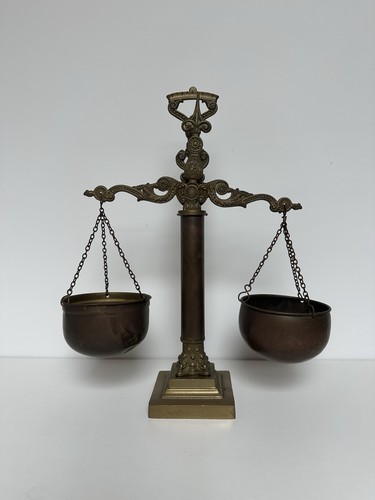 Ancienne balance trébuchet - ancienne, en