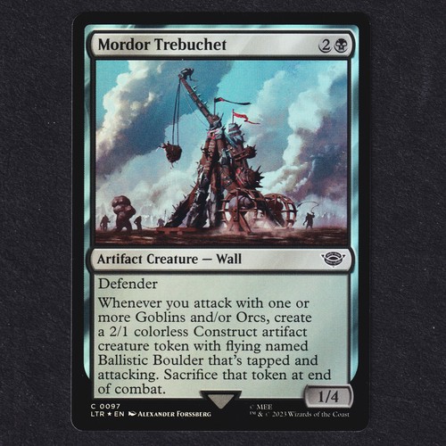 Mordor trebuchet 140 foil - trebuchet,