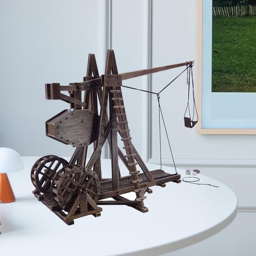 Maquette trébuchet antique - de,